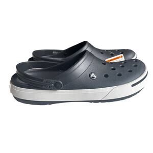 Crocs Crocband II Clogs — Black/White — Men’s M13 — NWT